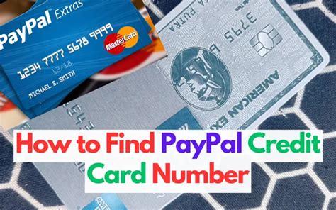 Find Paypal Credit Card Number